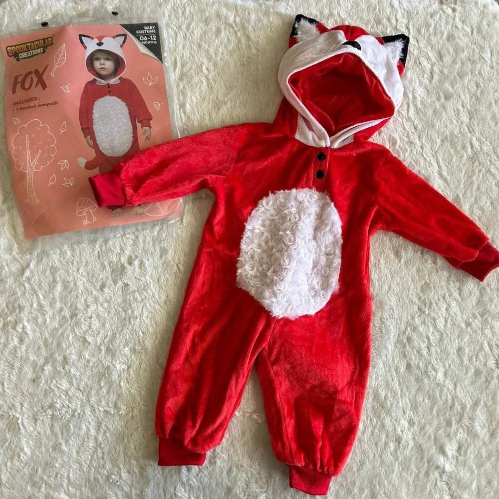 Spooktacular Creations Halloween Baby Fox Costume Cosplay, Furry‎ Fox 6-12 Month